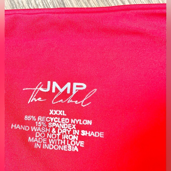 JMP The Label Red Swimsuit     NEW w/out Tags!             SIZE XXXL - Picture 2 of 12